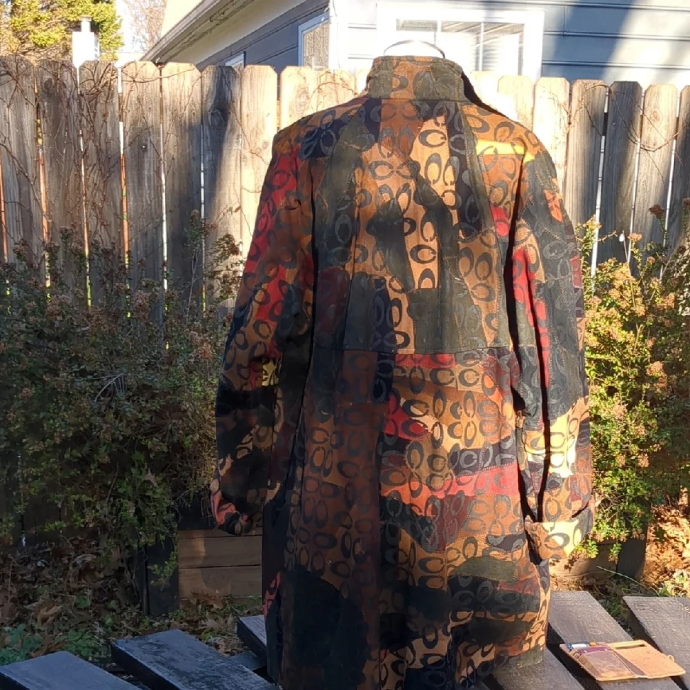 Multicolor Patterned Jacket - Picture 7 of 8